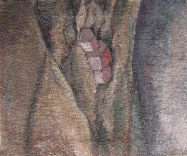 Colline verso Conegliano — Olio su tela