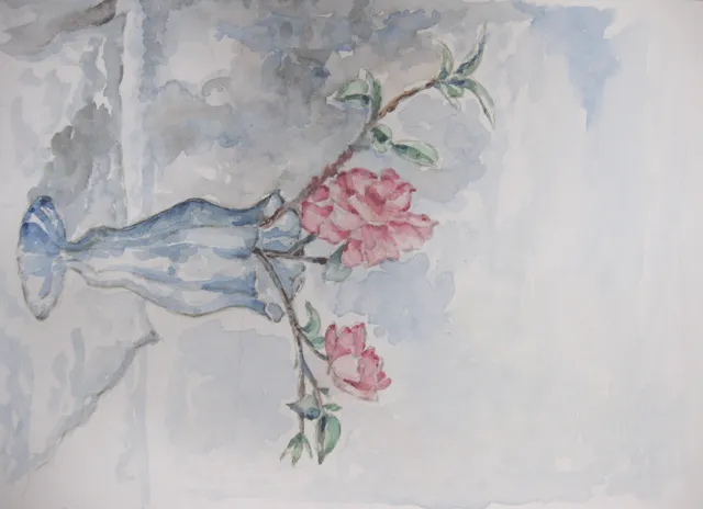 Fiori rossi — Acquerelli