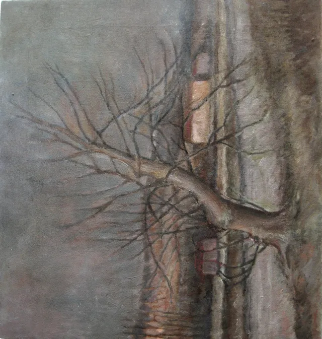 L'albero — Olio su tela