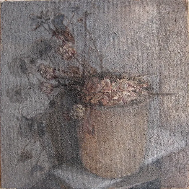 Vecchio secchio — Olio su tela